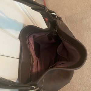 COACH leather hobo bag